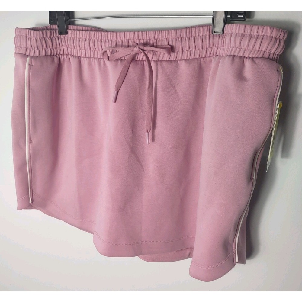 All In Motion Airy Sleek Knit Skort, High Rise, 3" Inseam, Pink, Size 3XL